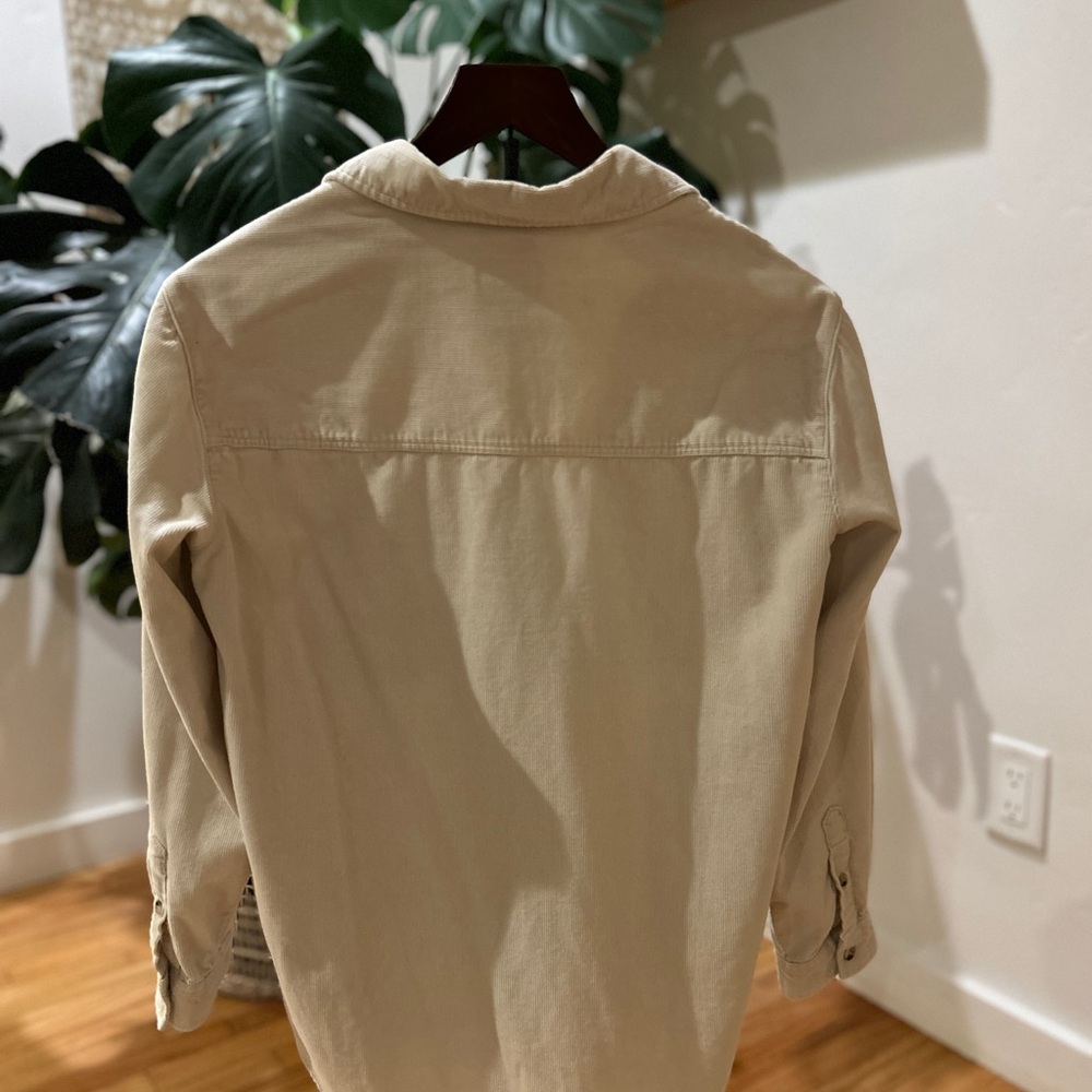 Beige Button-Up Shirt - Picture 2 of 3